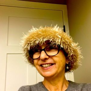 Hand made mohair hat. Purchased at the Rhinebeck sheep and wool festival.